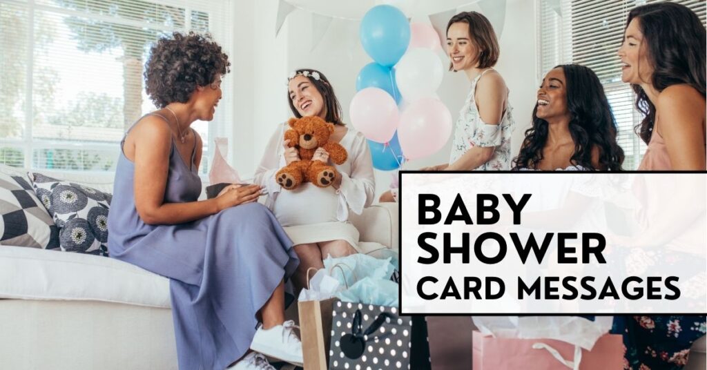 baby shower card messages