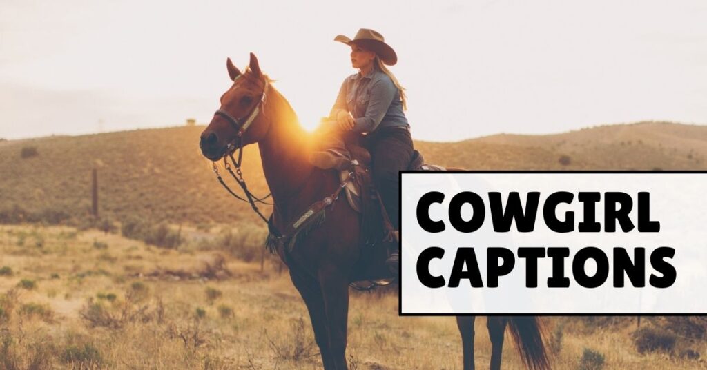 cowgirl captions