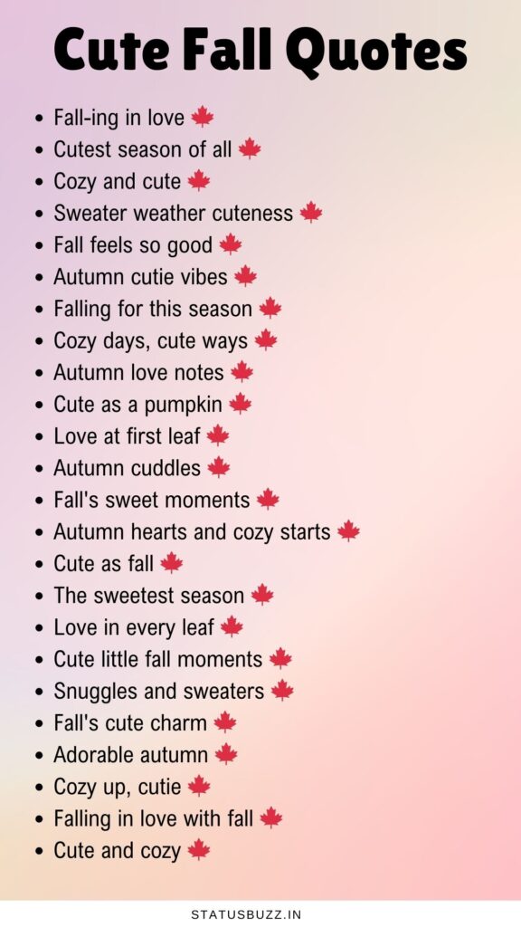 cute fall quotes