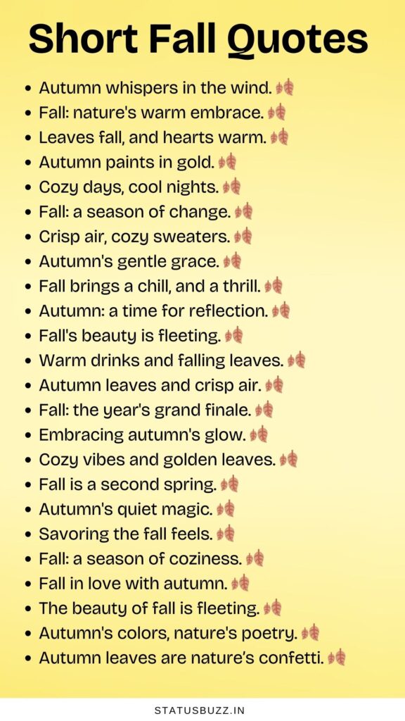 short fall quotes