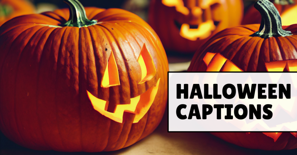 Halloween captions