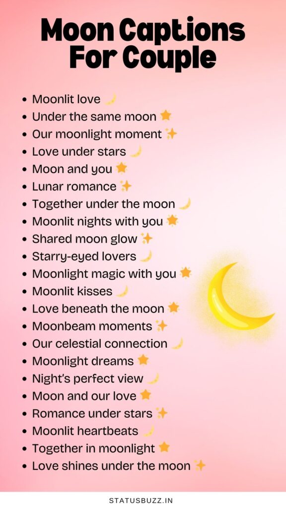 moon captions for couples