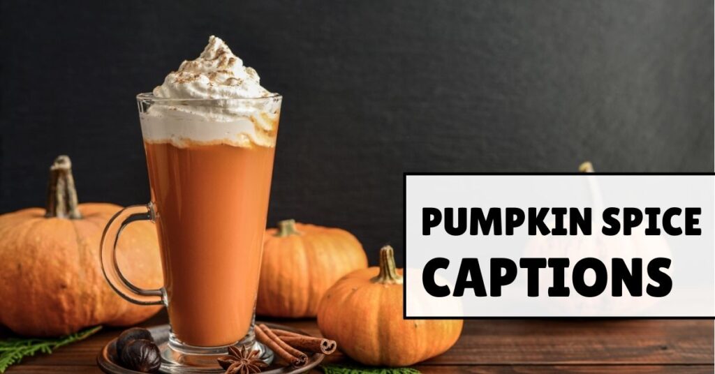 pumpkin spice captions for instagram