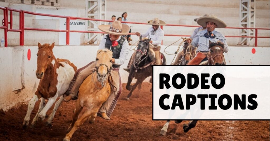 rodeo captions