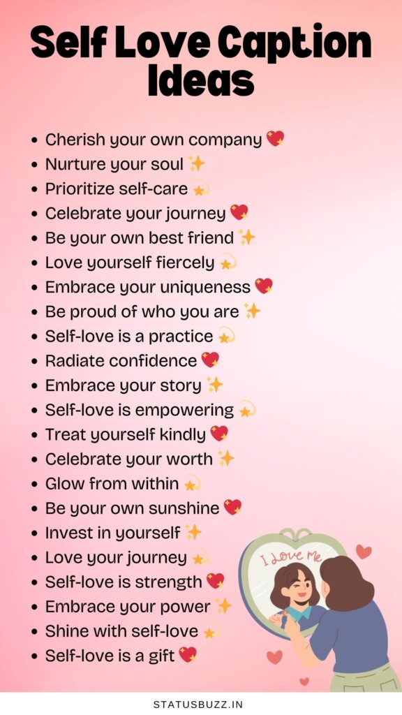 self love captions