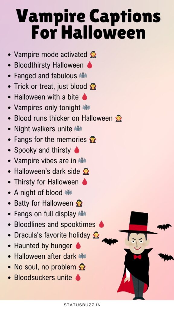 vampire captions