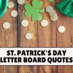 St. Patrick's Day Letter Board Quotes