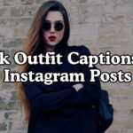 Black Outfit Captions For Instagram Posts