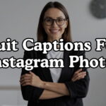 Suit Captions For Instagram Photos
