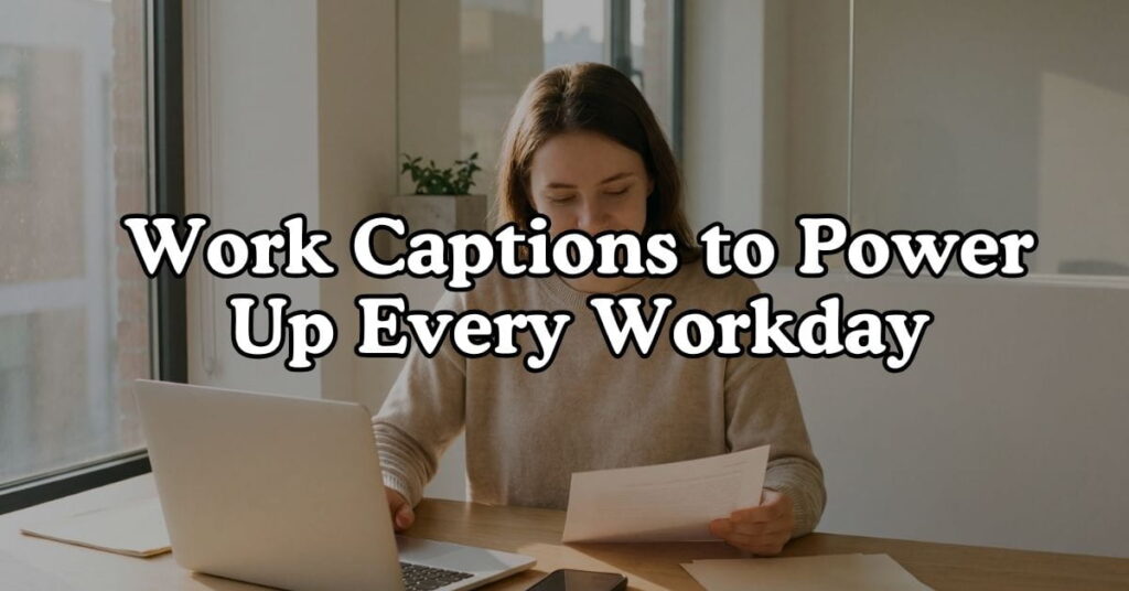 Work Captions to Power Up Every Workday