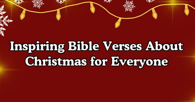 50+ Inspiring Bible Verses About Christmas For Everyone